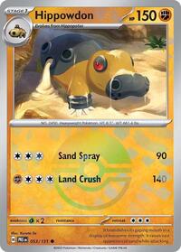 Hippowdon (Poke Ball Pattern) - 053/131 - Common - SV: Prismatic Evolutions