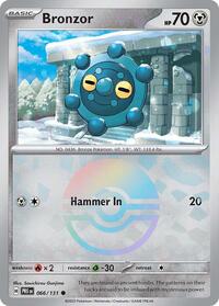 Bronzor (Poke Ball Pattern) - 066/131 - Common - SV: Prismatic Evolutions