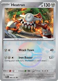 Heatran (Poke Ball Pattern) - 068/131 - Uncommon - SV: Prismatic Evolutions