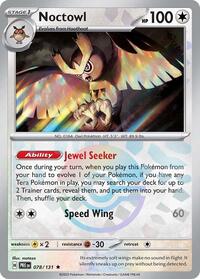 Noctowl (Poke Ball Pattern) - 078/131 - Rare - SV: Prismatic Evolutions