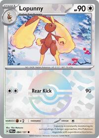 Lopunny (Poke Ball Pattern) - 084/131 - Common - SV: Prismatic Evolutions