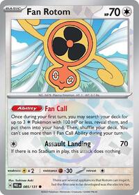 Fan Rotom (Poke Ball Pattern) - 085/131 - Common - SV: Prismatic Evolutions