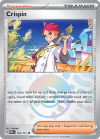 Crispin (Poke Ball Pattern) - 105/131 - Uncommon - SV: Prismatic Evolutions