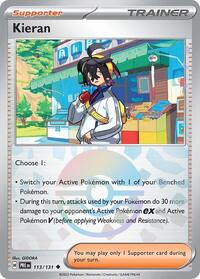 Kieran (Poke Ball Pattern) - 113/131 - Uncommon - SV: Prismatic Evolutions