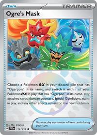Ogre's Mask (Poke Ball Pattern) - 118/131 - Uncommon - SV: Prismatic Evolutions