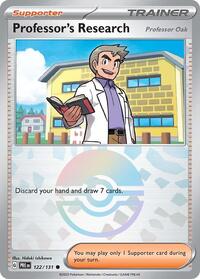 Professor's Research [Professor Oak] (Poke Ball Pattern) - 122/131 - Common - SV: Prismatic Evolutions