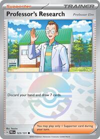Professor's Research [Professor Elm] (Poke Ball Pattern) - 123/131 - Common - SV: Prismatic Evolutions