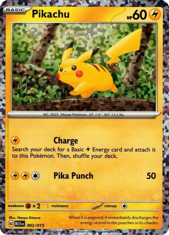 Pikachu (002/015) (M24)
