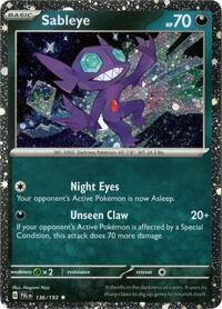 Catalog image | Sableye (Cosmos Holo) - 136/193 - Miscellaneous Cards & Products | Miscellaneous Cards & Products | 136/193