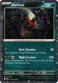 Catalog image | Darkrai (Cosmos Holo) - 136/197 - Miscellaneous Cards & Products | Miscellaneous Cards & Products | 136/197