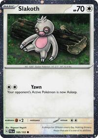 Catalog image | Slakoth (Cosmos Holo) - 160/193 - Miscellaneous Cards & Products | Miscellaneous Cards & Products | 160/193