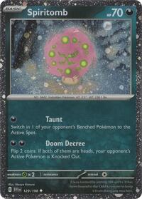 Catalog image | Spiritomb (Cosmos Holo) - 129/198 - Miscellaneous Cards & Products | Miscellaneous Cards & Products | 129/198