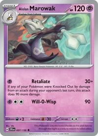 Catalog image | Alolan Marowak - 057/159 - Journey Together | Journey Together | 057/159