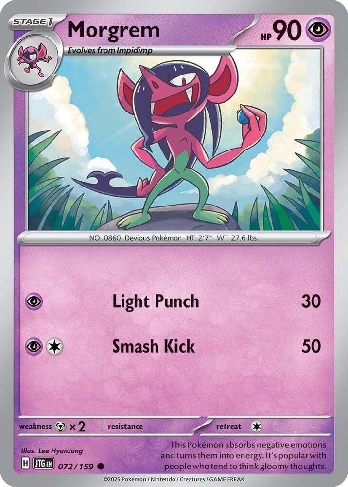 Morgrem (072/159) Common (JTG) (Reverse Holofoil)