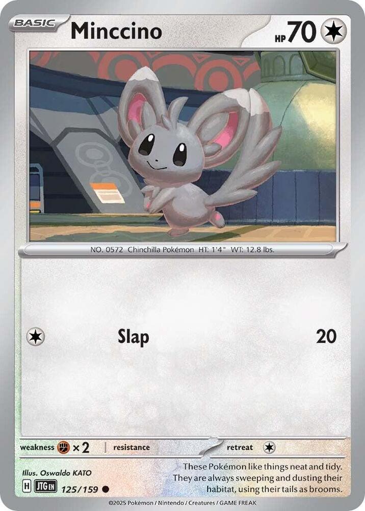Minccino (125/159) Common (JTG) (Reverse Holofoil)