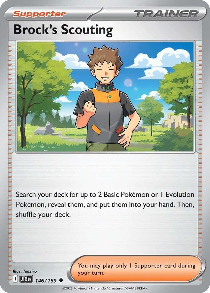 Brock's Scouting (146/159) Uncommon (JTG)