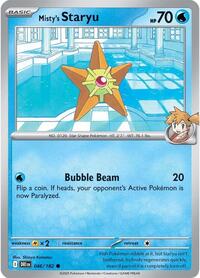 Catalog image | Misty's Staryu - 046/182 - Destined Rivals | Destined Rivals | 046/182