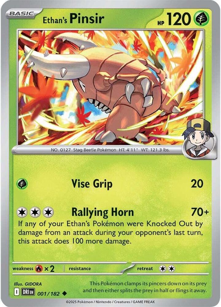 Ethan's Pinsir (001/182) Uncommon (DRI)