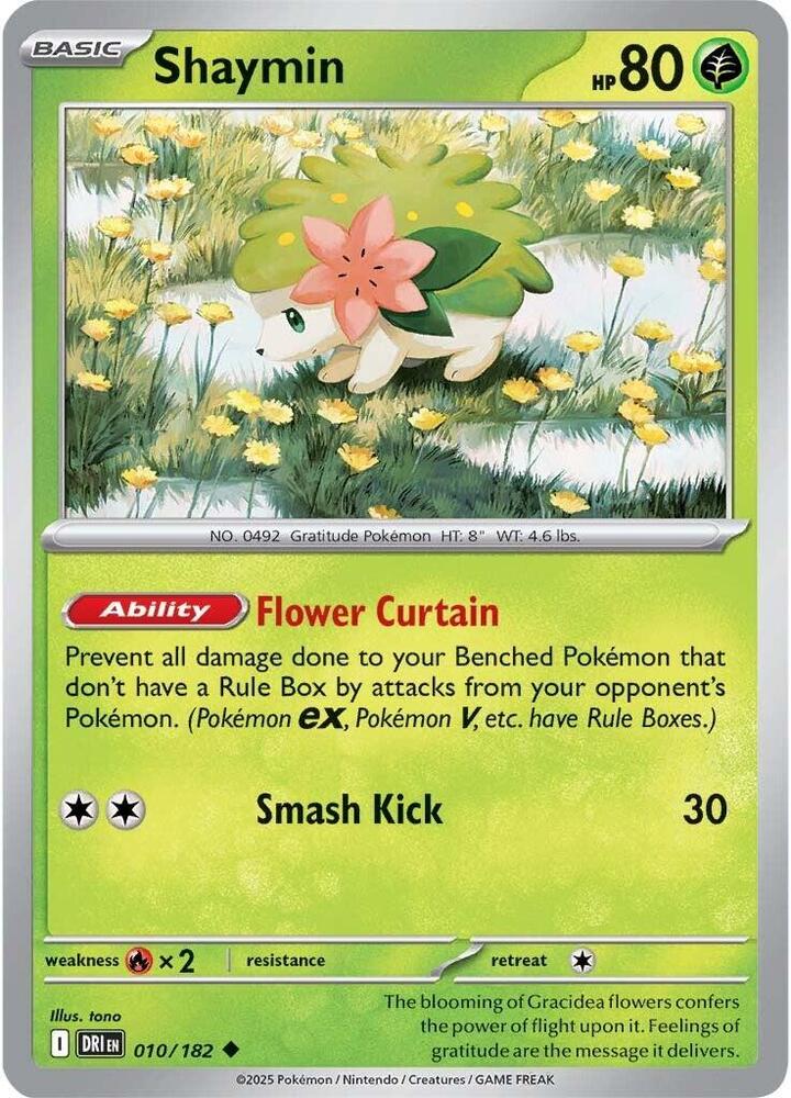 Shaymin (010/182) Uncommon (DRI)