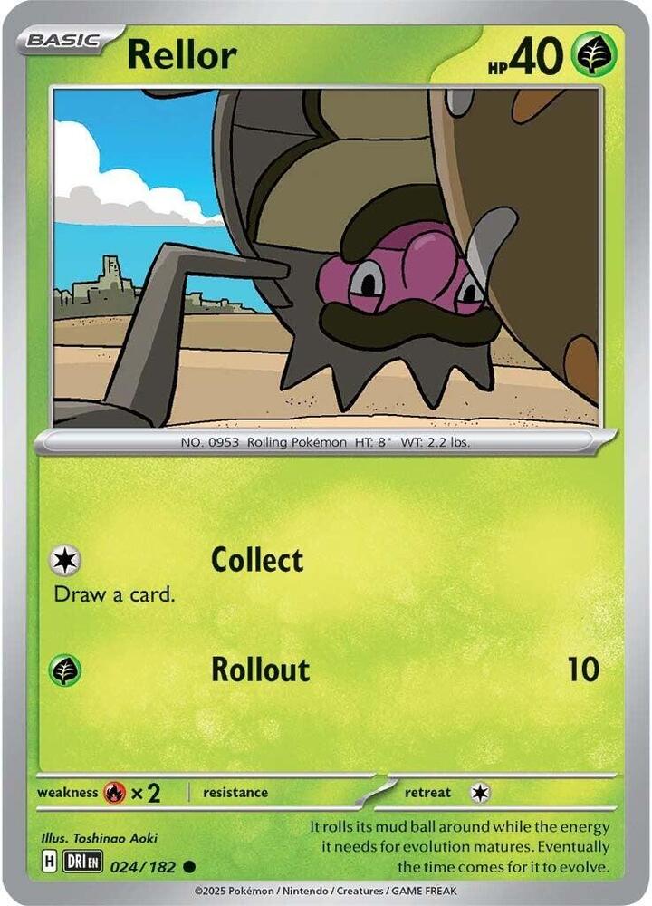 Rellor (024/182) Common (DRI) (Reverse Holofoil)