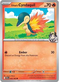 Catalog image | Ethan's Cyndaquil - 032/182 - Destined Rivals | Destined Rivals | 032/182