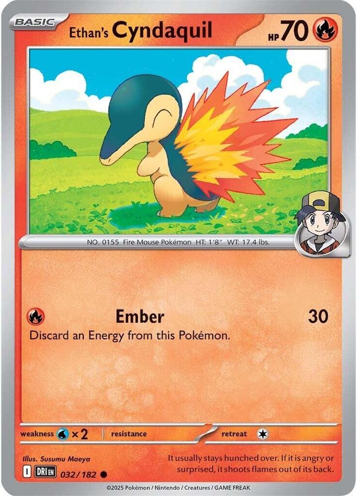 Ethan's Cyndaquil (032/182) Common (DRI)