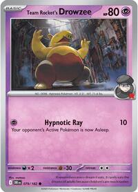 Catalog image | Team Rocket's Drowzee - 079/182 - Destined Rivals | Destined Rivals | 079/182