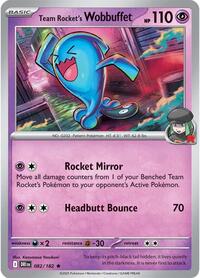 Catalog image | Team Rocket's Wobbuffet - 082/182 - Destined Rivals | Destined Rivals | 082/182