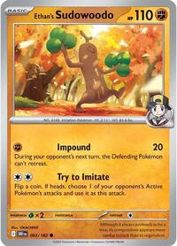 Catalog image | Ethan's Sudowoodo - 093/182 - Destined Rivals | Destined Rivals | 093/182