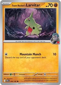 Catalog image | Team Rocket's Larvitar - 094/182 - Destined Rivals | Destined Rivals | 094/182