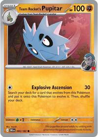 Catalog image | Team Rocket's Pupitar - 095/182 - Destined Rivals | Destined Rivals | 095/182