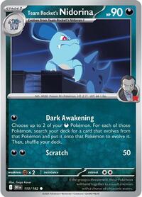 Catalog image | Team Rocket's Nidorina - 115/182 - Destined Rivals | Destined Rivals | 115/182