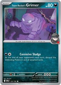 Catalog image | Team Rocket's Grimer - 123/182 - Destined Rivals | Destined Rivals | 123/182