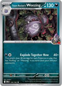 Catalog image | Team Rocket's Weezing - 126/182 - Destined Rivals | Destined Rivals | 126/182