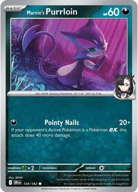 Catalog image | Marnie's Purrloin - 130/182 - Destined Rivals | Destined Rivals | 130/182