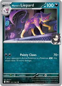 Catalog image | Marnie's Liepard - 131/182 - Destined Rivals | Destined Rivals | 131/182