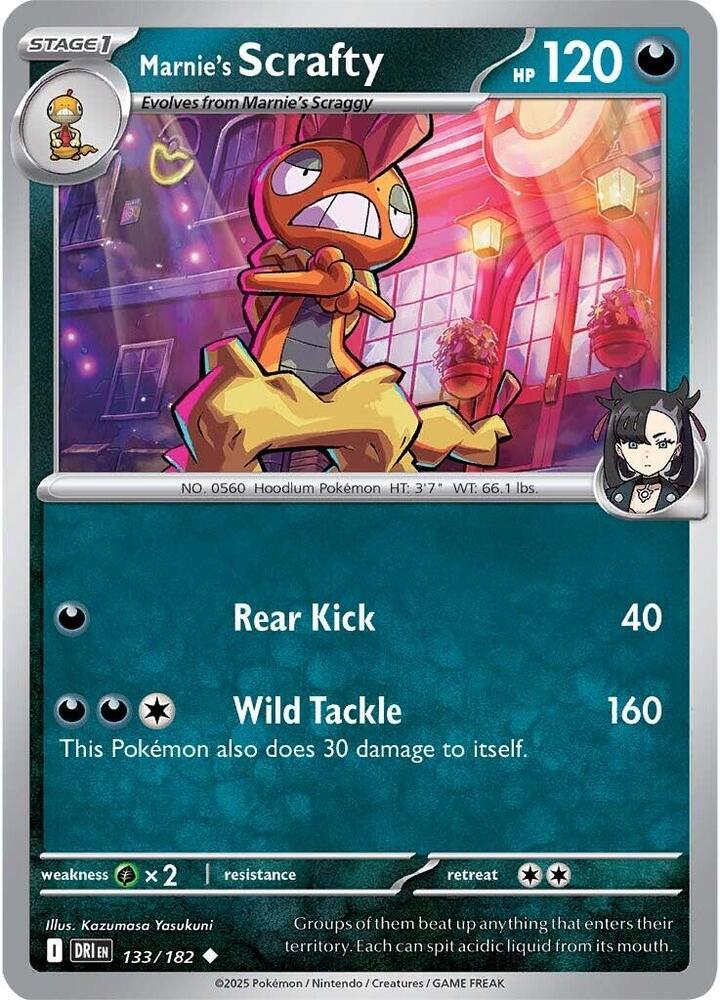 Marnie's Scrafty (133/182) Uncommon (DRI)