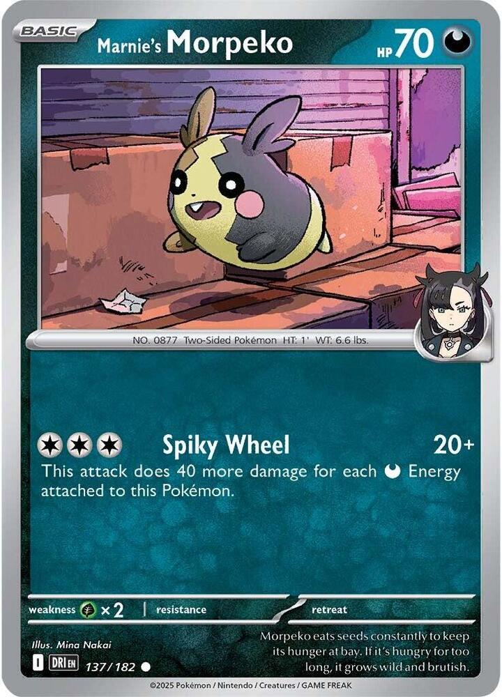 Marnie's Morpeko (137/182) Common (DRI)