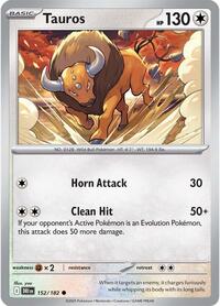 Catalog image | Tauros - 152/182 - Destined Rivals | Destined Rivals | 152/182