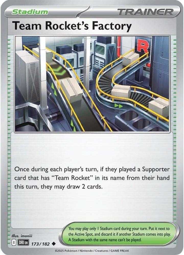 Team Rocket's Factory (173/182) Uncommon (DRI)