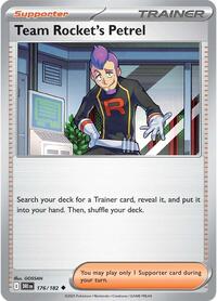 Catalog image | Team Rocket's Petrel - 176/182 - Destined Rivals | Destined Rivals | 176/182