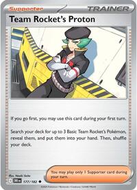 Catalog image | Team Rocket's Proton - 177/182 - Destined Rivals | Destined Rivals | 177/182