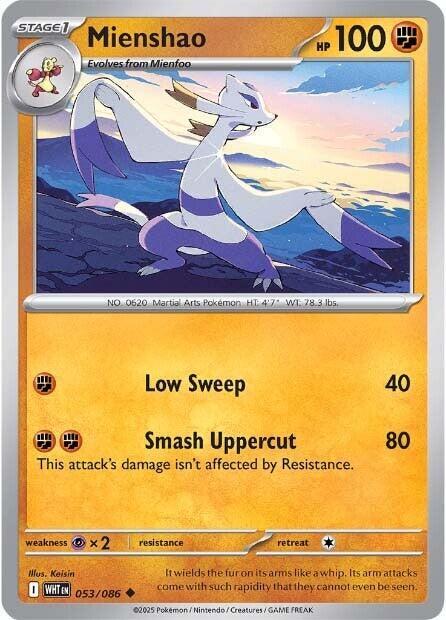 Mienshao (053/086) Uncommon (WHT)