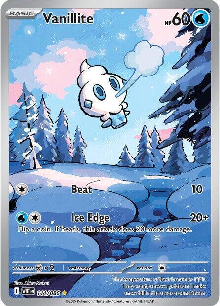 Vanillite (111/086) Illustration Rare (WHT)