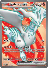 Reshiram ex - 158/086 - Ultra Rare - SV: White Flare