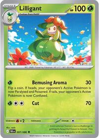 Catalog image | Lilligant - 007/086 - SV: Black Bolt | SV: Black Bolt | 007/086