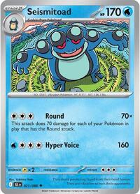 Catalog image | Seismitoad - 021/086 - SV: Black Bolt | SV: Black Bolt | 021/086