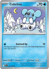 Catalog image | Cubchoo - 025/086 - SV: Black Bolt | SV: Black Bolt | 025/086
