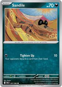 Catalog image | Sandile - 057/086 - SV: Black Bolt | SV: Black Bolt | 057/086