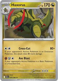 Catalog image | Haxorus - 070/086 - SV: Black Bolt | SV: Black Bolt | 070/086